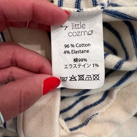 My Little Cozmo Stripe Playset in Navy and Cream - Picture 9 of 9